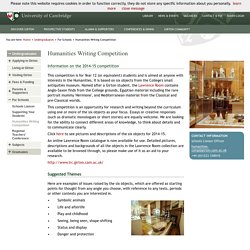 Girton College - Humanities Writing Competition