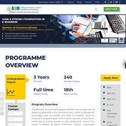 Best B.Com College in Pune, India