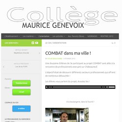 COMBAT dans ma ville ! – Collège Maurice Genevoix