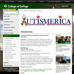 College of DuPage - Autismerica