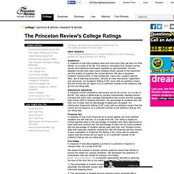 College Ratings