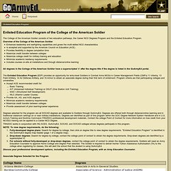 College of the American Solider