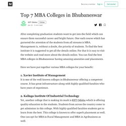 KIIT the Top MBA College for Career in India