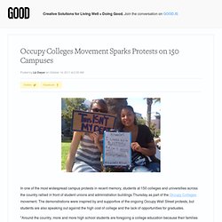 Occupy Colleges Movement Sparks Protests on 150 Campuses - Education