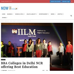 BBA Colleges in Delhi NCR offering Best Education
