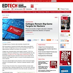 Colleges Remain Big-Game Targets for Hackers