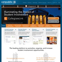 Campus Labs - Products - CollegiateLink