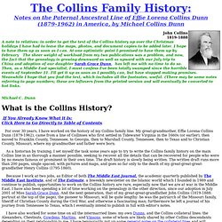 pearltrees collins family history videos