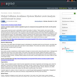 Global Collision Avoidance System Market 2016 Analysis and Forecast to 2021