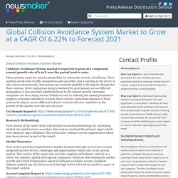 Global Collision Avoidance System Market to Grow at a CAGR Of 6.22% to Forecast 2021