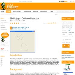 2D Polygon Collision Detection