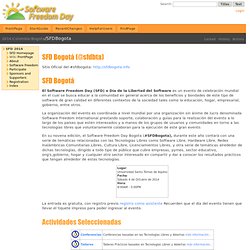 2014/Colombia/Bogota/SFDBogota #SFDBogota #Softwarelibre