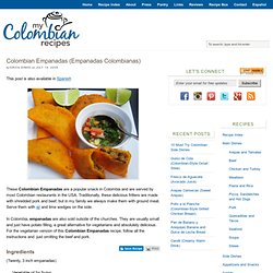 Colombian Empanadas (Empanadas Colombianas)