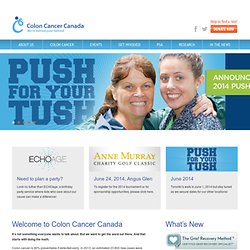 Colon Cancer Canada - We're behind your behind