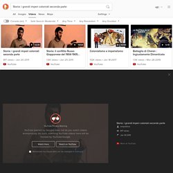 Storia: i grandi imperi coloniali seconda parte at DuckDuckGo