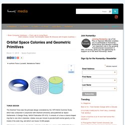 Orbital Space Colonies and Geometric Primitives - h+ Media