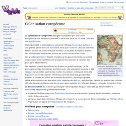 Colonisation européenne