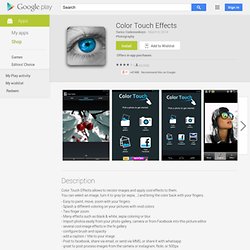 Color Touch Effects - Android Market