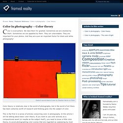 Color in photography - Color theory