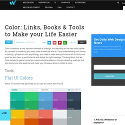 Color: Links, Books & Tools to Make your Life Easier