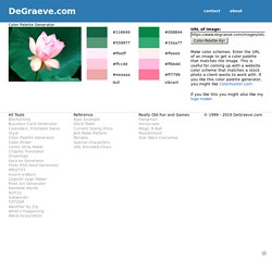 Color Palette Generator