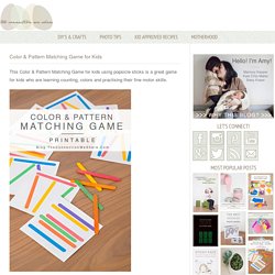 Color & Pattern Matching Game for Kids