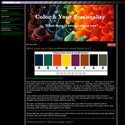 Color Preference Personality Test