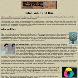 Color, Value and Hue