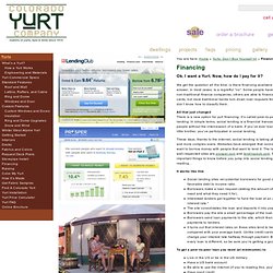 Colorado Yurt Company: Financing your yurt