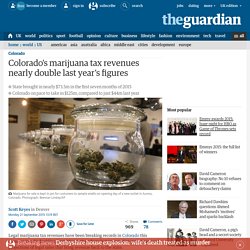 Colorado's marijuana tax revenues nearly double last year's figures