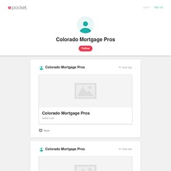 Colorado Mortgage Pros on Pocket