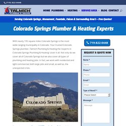 Get the Best Colorado Springs Plumber & Heating Experts