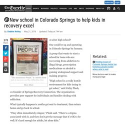 New school in Colorado Springs to help kids in recovery excel