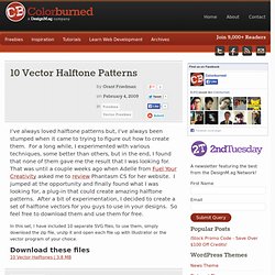 10 Vector Halftone Patterns