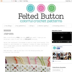 Felted Button: