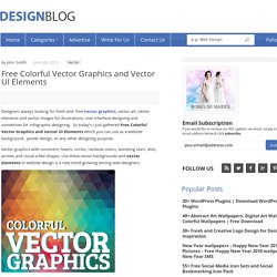 Free Colorful Vector Graphics and Vector UI Elements