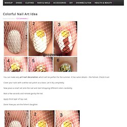 Colorful Nail Art Idea - BEAUTIFUL SHOES