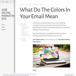 What Do The Colors In Your Email Mean