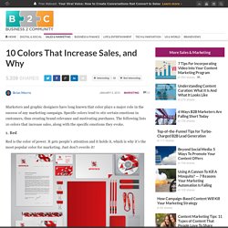 10 Colors That Increase Sales, and Why