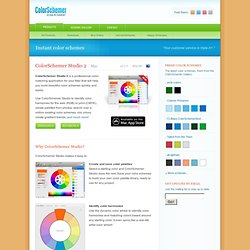 Instant color schemes on your Mac with ColorSchemer Studio 2