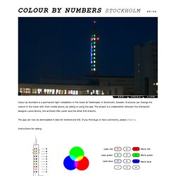 COLOUR BY NUMBERS - STOCKHOLM