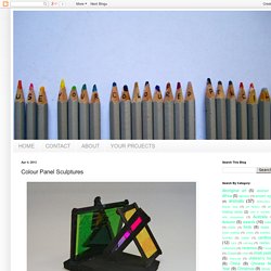 Use Your Coloured Pencils: Colour Panel Sculptures