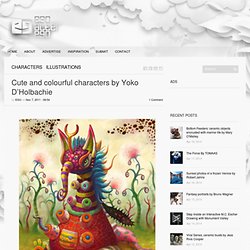 Cute and colourful characters by Yoko D’Holbachie