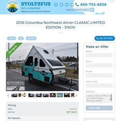 2016 Columbia Northwest Aliner CLASSIC LIMITED EDITION - 31800 - Stoltzfus RV