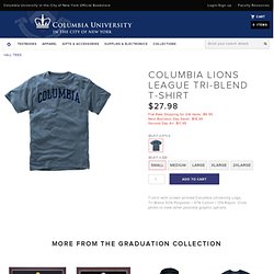 The Columbia University Bookstore - Columbia Lions League TriBlend TShirt