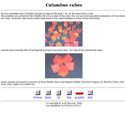 Columbus cubes