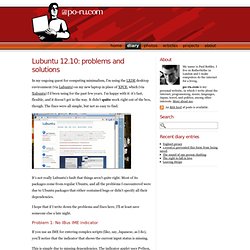 Problema LXDE Ubuntu