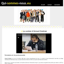 Le combat d’Ahmed Chekhab - qui-sommes-nous.eu