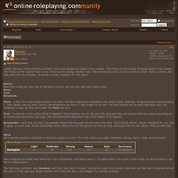 Ship-to-Ship Combat - Online-Roleplaying.community