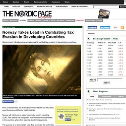 Norway Takes Lead in Combating Tax Evasion in Developing Countries - The Nordic Page - Economy